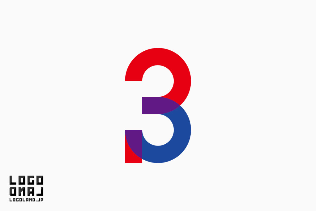 アルファベットの「B」、ギリシア文字の「β」、数字の「3」にも見える、華やかさとシンプルな美しさが同居するロゴ